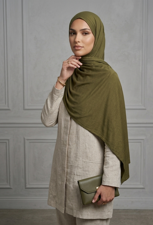 Bamboo Jersey-Olive Green