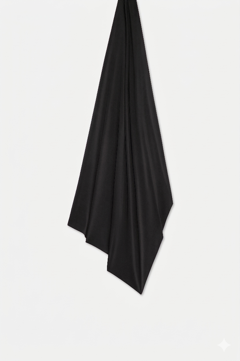 Atmungsaktiver Jersey-Schwarz