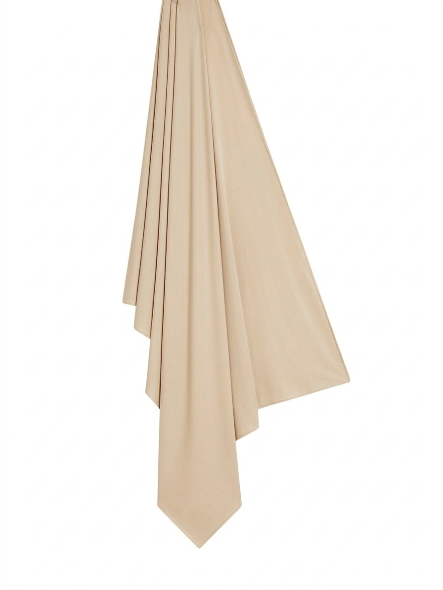 Atmungsaktiver Jersey-Sandbeige