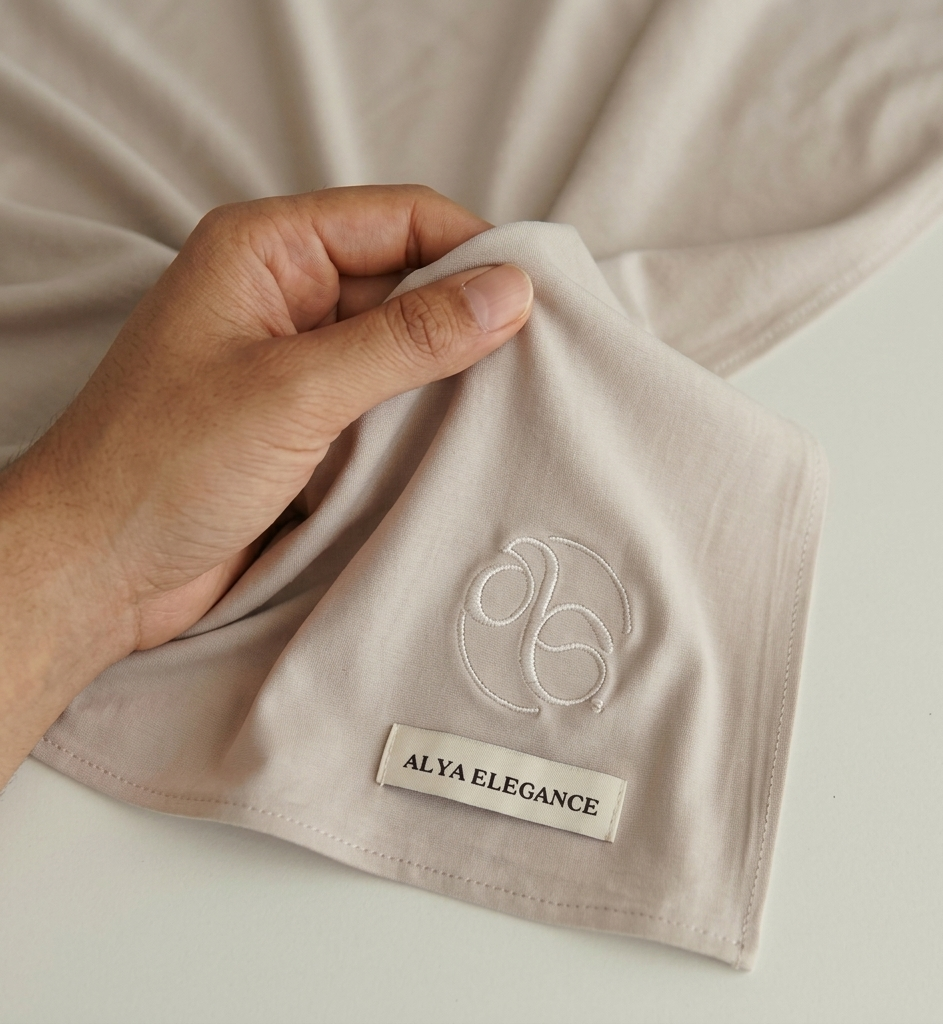Atmungsaktiver Jersey-Beige