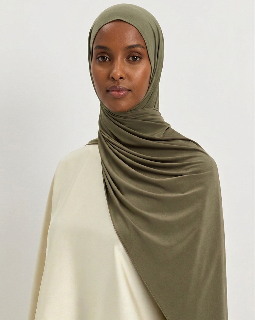 Liquid Jersey-Tiefe Olive