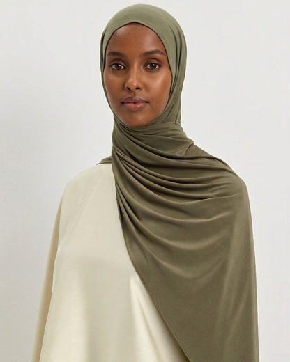 Liquid Jersey-Tiefe Olive