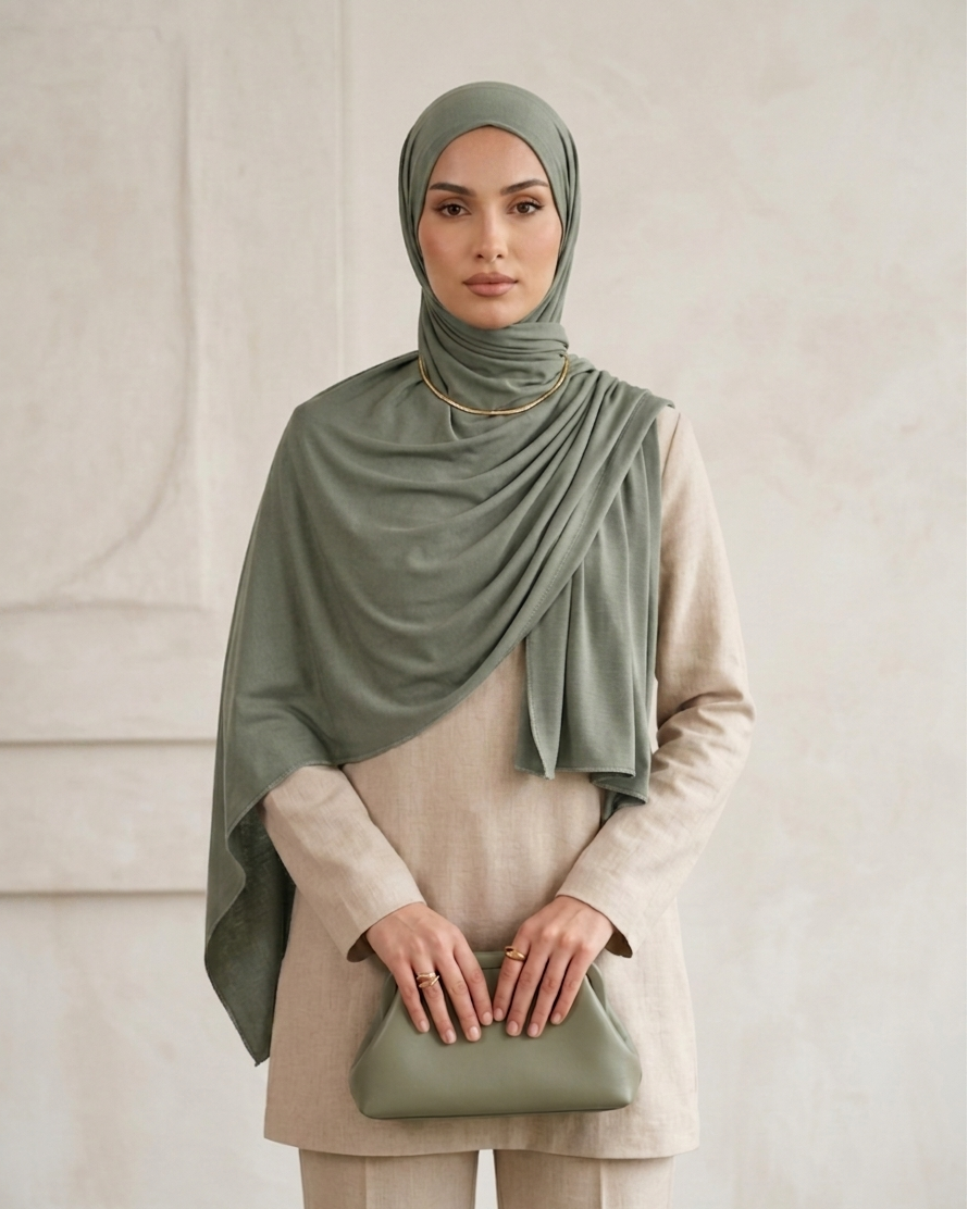 Bamboo Jersey-Light Sage Green