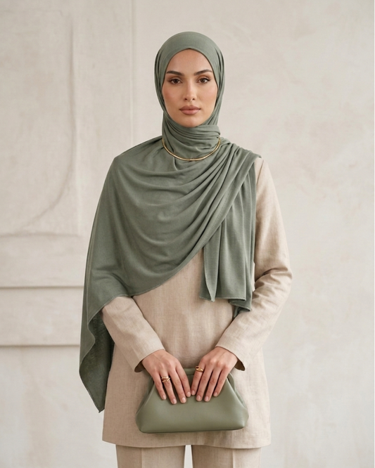 Bamboo Jersey-Light Sage Green