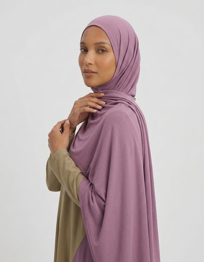 Liquid Jersey-Mauve