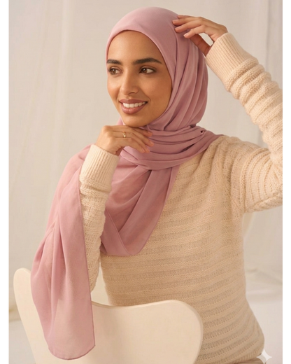 Premium Chiffon-Blush