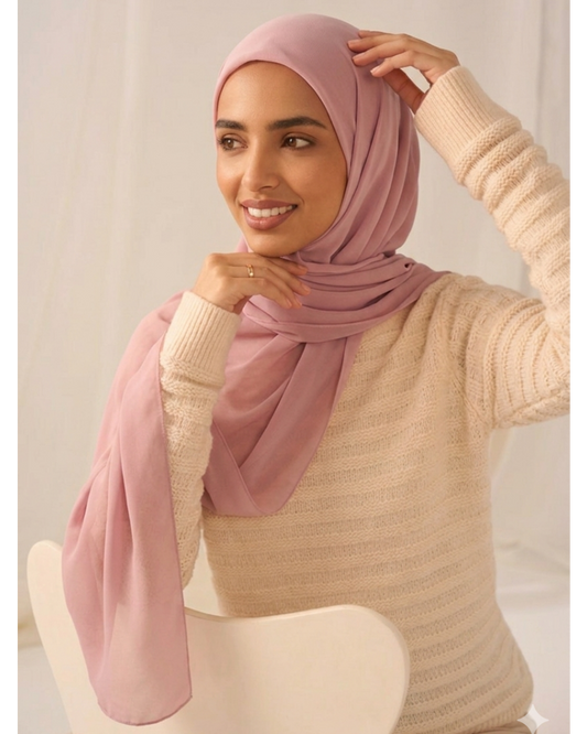 Premium Chiffon-Blush