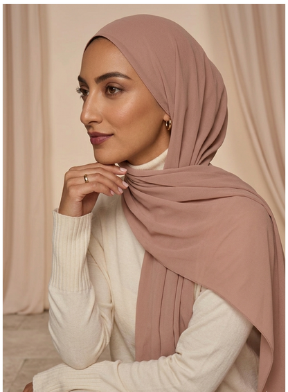 Premium Chiffon-Nude