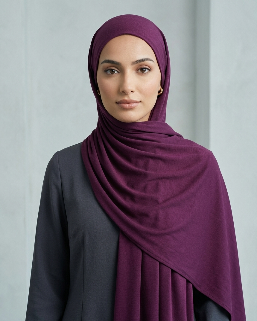 Bamboo Jersey-Edelviolett