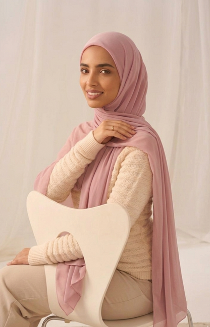 Premium Chiffon-Blush