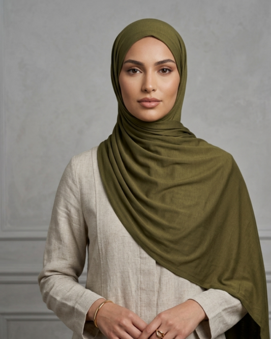 Bamboo Jersey-Olive Green