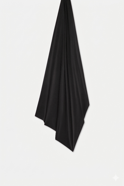 Atmungsaktiver Jersey-Schwarz
