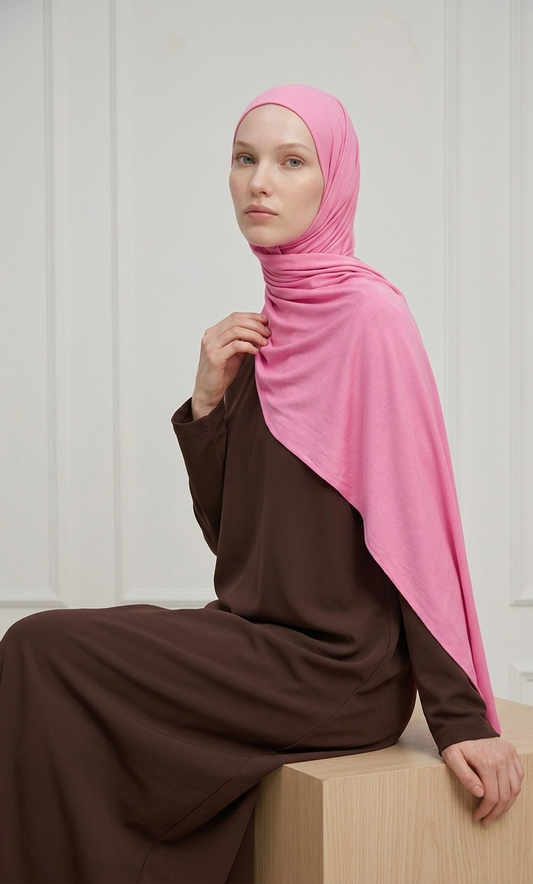 Bamboo Jersey- Zuckerwatte-Rosa