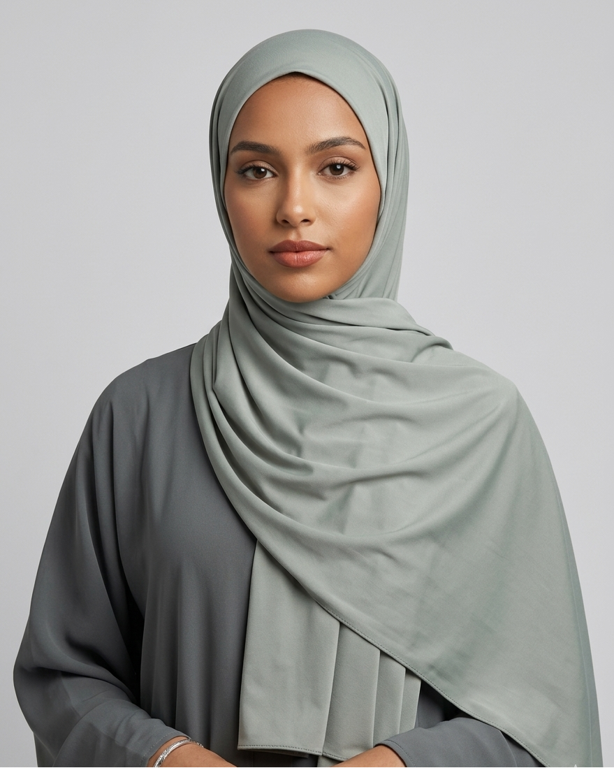 Liquid Jersey Pastell-Oliv