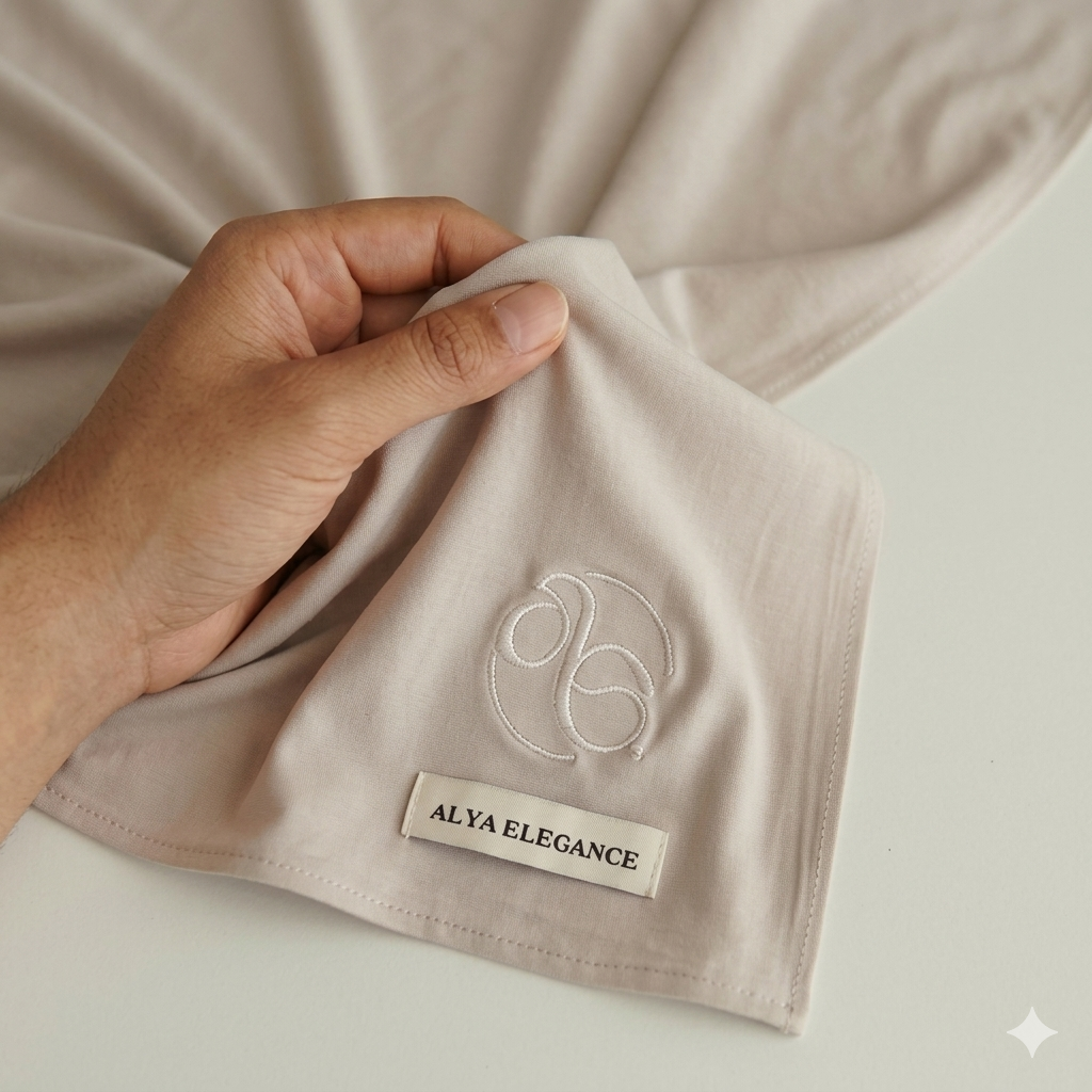 Atmungsaktiver Jersey-Beige