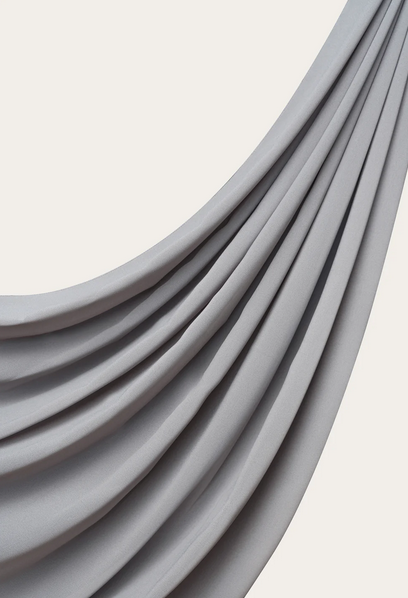 Chiffon Premium-Rauchblau