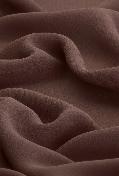 Premium Chiffon-Kakao