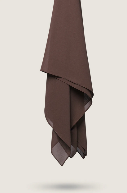 Premium Chiffon-Kakao