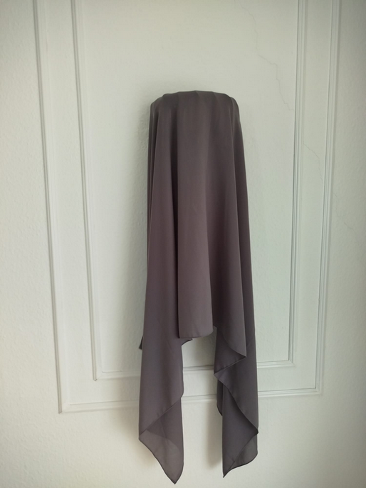 Chiffon Premium-Edles Grau