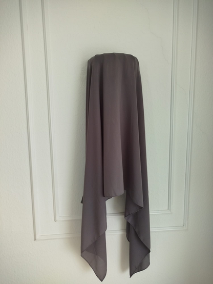 Chiffon Premium-Edles Grau