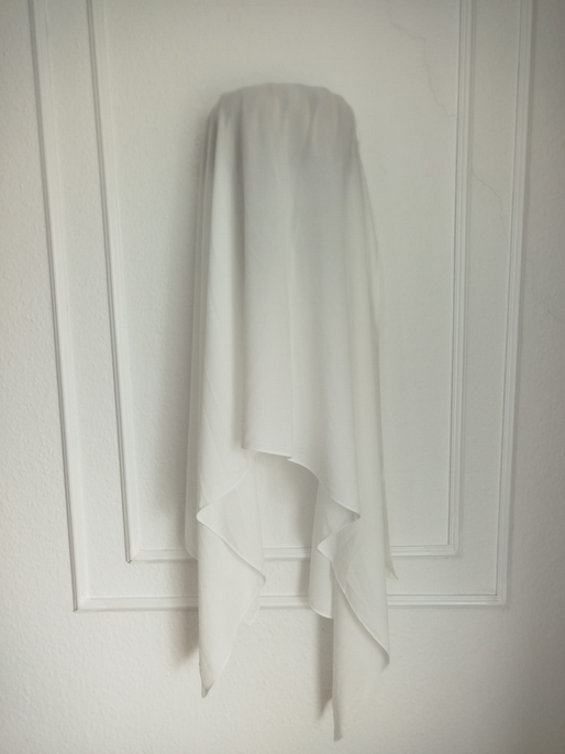 Premium Chiffon-Weiß