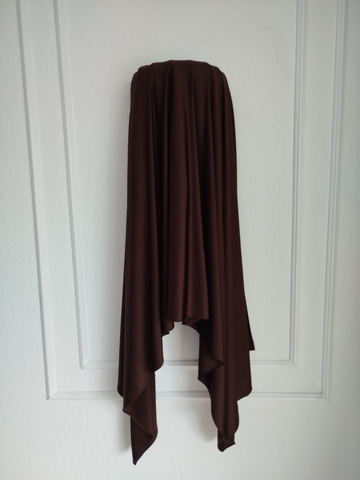 Satin Jersey-Braun