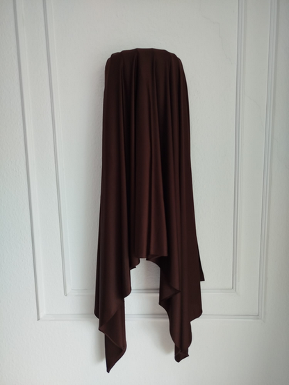 Satin Jersey-Braun