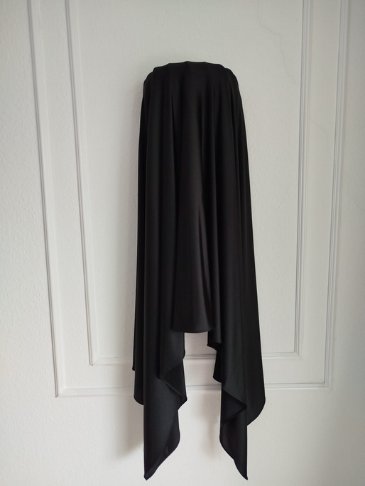 Satin Jersey-Schwarz