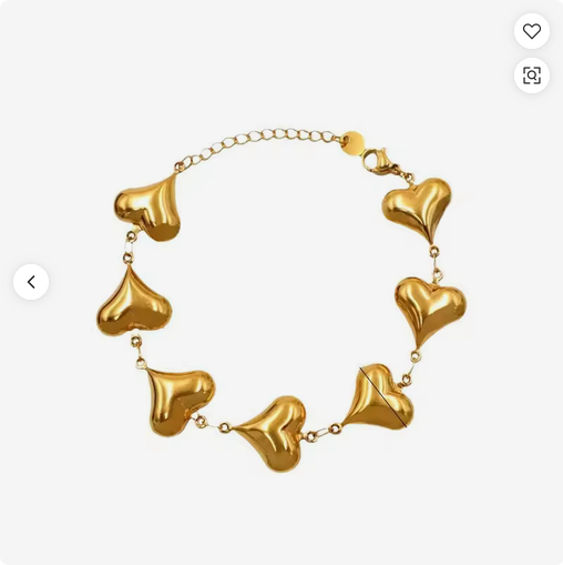 Elegantes Schmuck-Set: Halskette & Armband – Gold