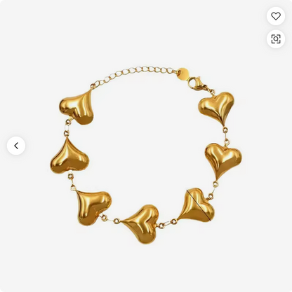Elegantes Schmuck-Set: Halskette & Armband – Gold