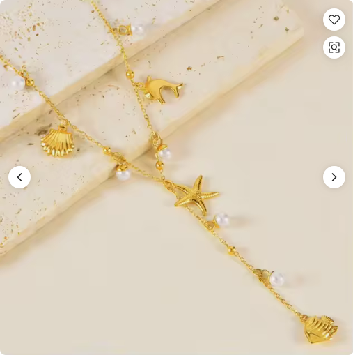 Verstellbare Y-Halskette Gold – Wasserfester Edelstahl